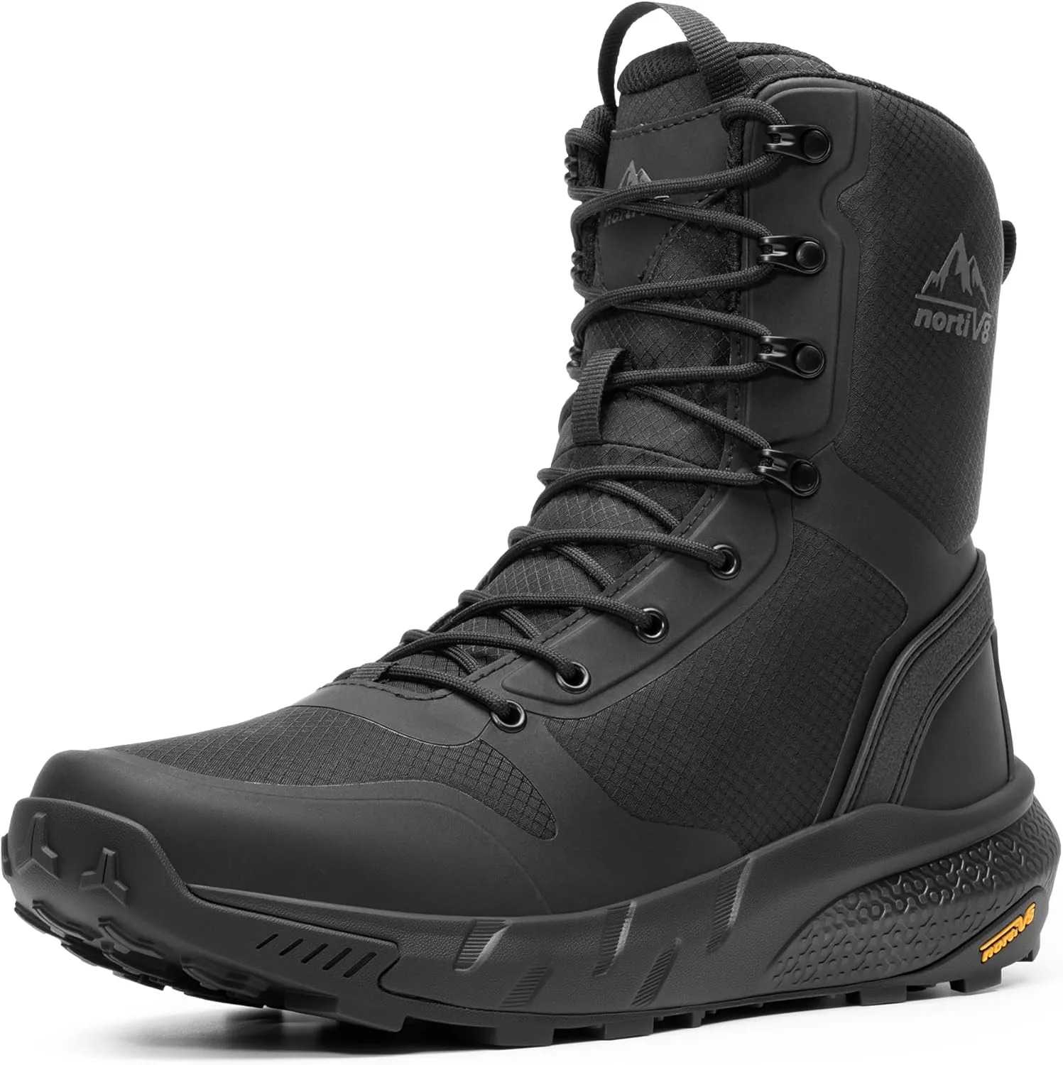 Botas tácticas NORTIV8 — color Negro 9 pulgadas